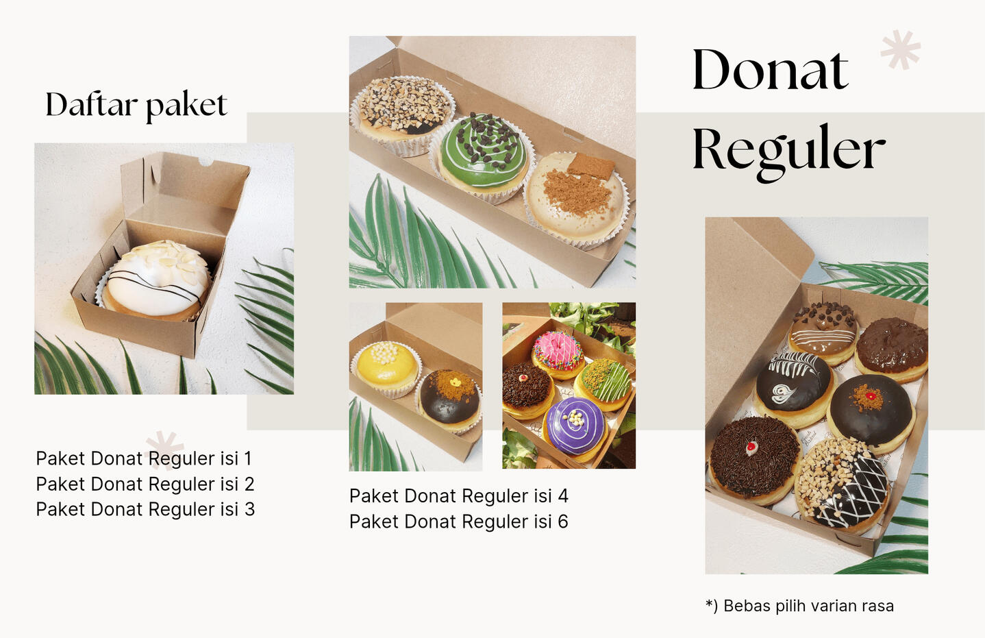 Paket Donat Reguler